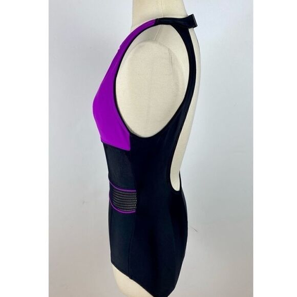 Vintage 1990’s Mesh Open Back Speedo Swim Suit - Picture 4 of 13